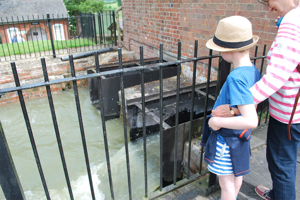 Watching the water pump out